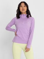 Hoodie-Para-Mujer--Half-Zipper-Morado-Bsoul