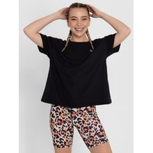 Polo  Para Mujer Oversize Anto Negro Bsoul