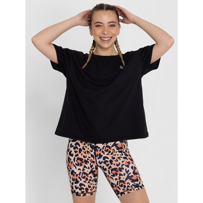 Polo-Manga-Corta-Para-Mujer-Oversize-Anto-Negro-Bsoul