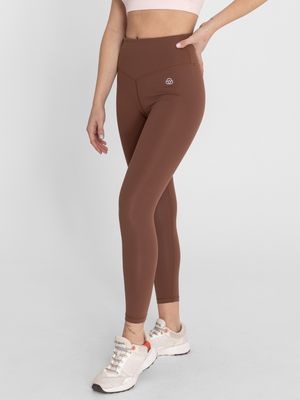 Legging Para Mujer Ankle Emma Marrón Bsoul