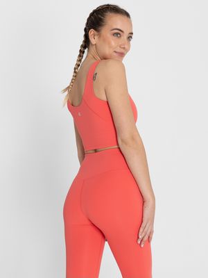 Bra Para Mujer Crop Top Nix Naranja Bsoul