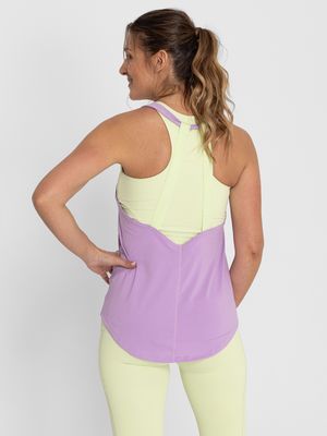 Polo Sin Manga Para Mujer  Training Tank Morado Bsoul