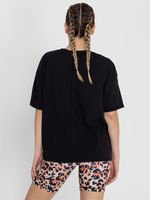 Polo-Manga-Corta-Para-Mujer-Oversize-Anto-Negro-Bsoul