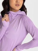 Hoodie-Para-Mujer--Half-Zipper-Morado-Bsoul