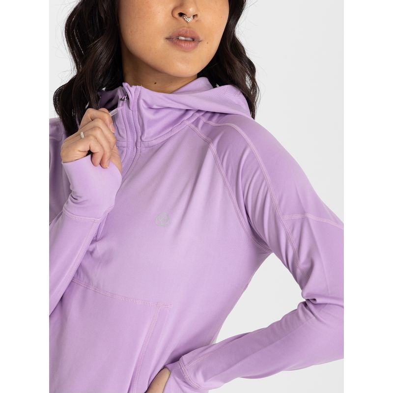 Hoodie-Para-Mujer--Half-Zipper-Morado-Bsoul