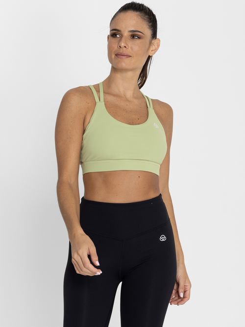 Bra Para Mujer Deportivo Laura Verde Claro Bsoul