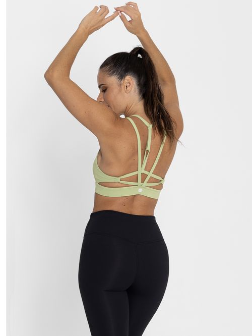 Bra Para Mujer Deportivo Laura Verde Claro Bsoul