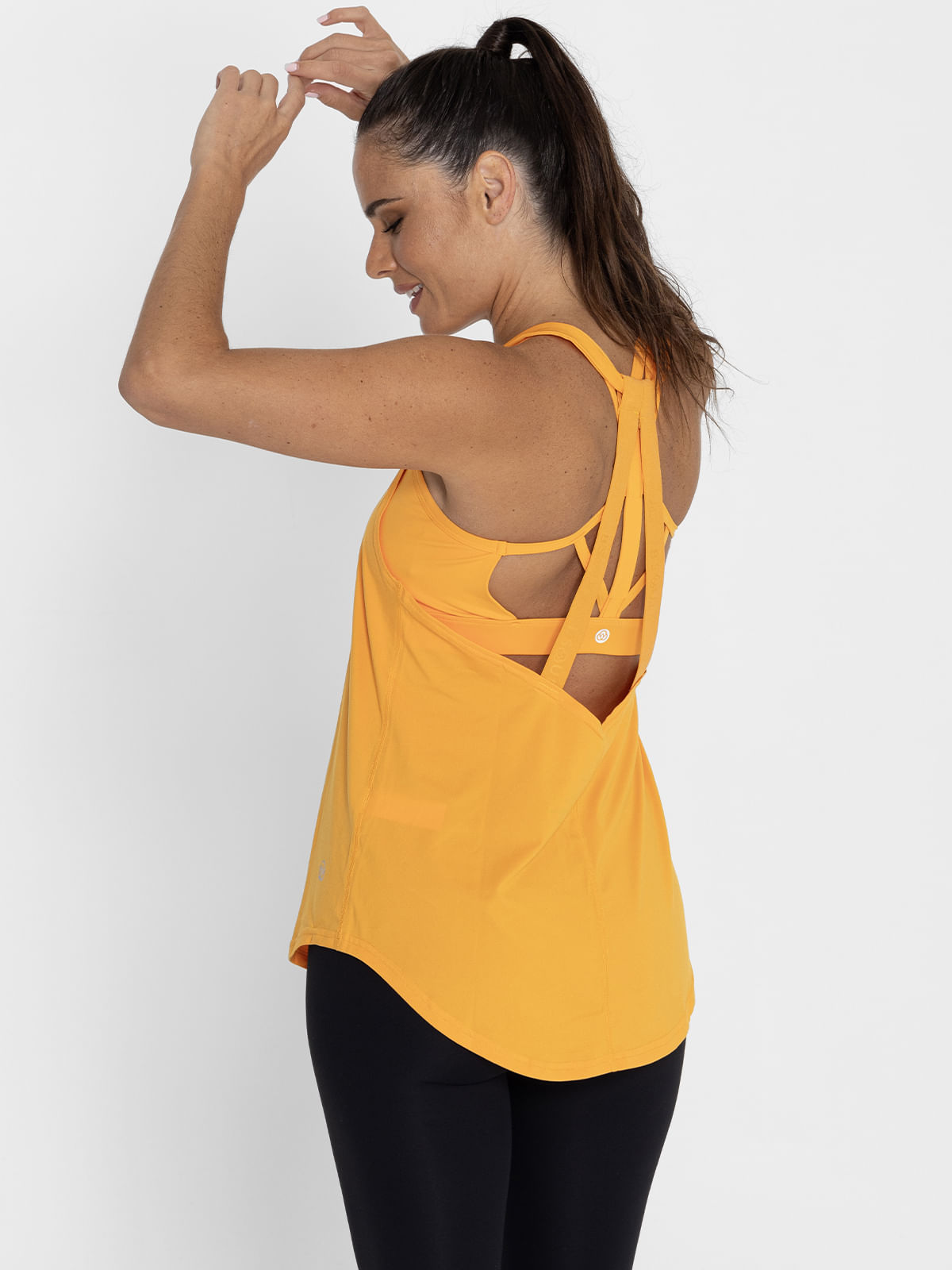 Polo-Sin-Mangas-Para-Mujer--Training-Tank-Naranja-Bsoul