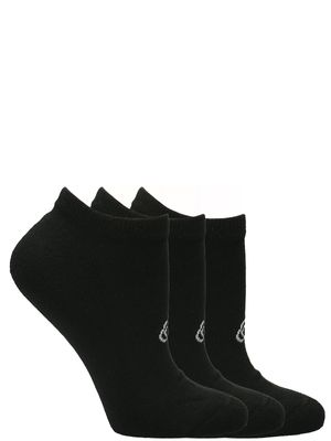 Calcetín Para Mujer  3Pack Low Cut Negro Bsoul