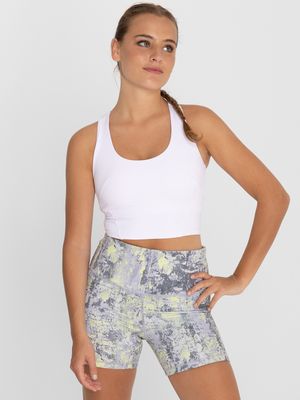 Bra Para Mujer Crop Top Demi Blanco Bsoul