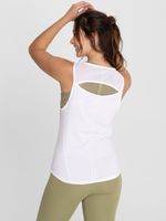 Polo-Sin-Manga-Para-Mujer--Tank-Court-Blanco-Bsoul