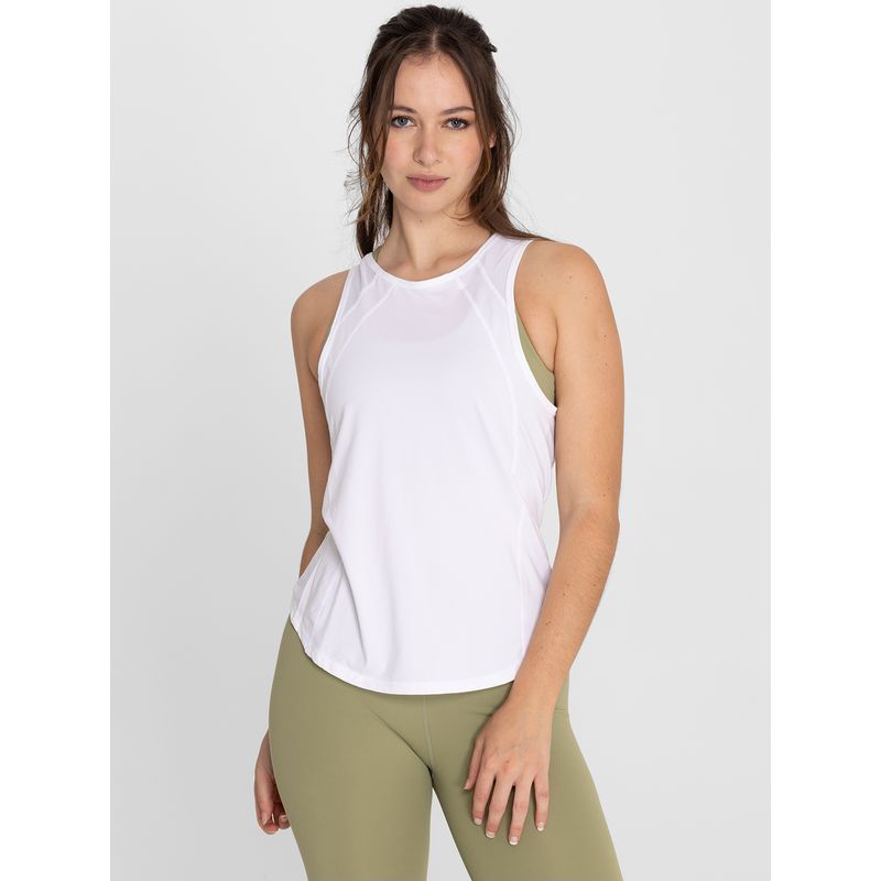 Polo-Sin-Manga-Para-Mujer--Tank-Court-Blanco-Bsoul