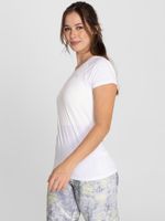 Polo-Manga-Corta-Para-Mujer--Round-Neck-Blanco-Bsoul