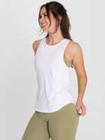 Polo-Sin-Manga-Para-Mujer--Tank-Court-Blanco-Bsoul