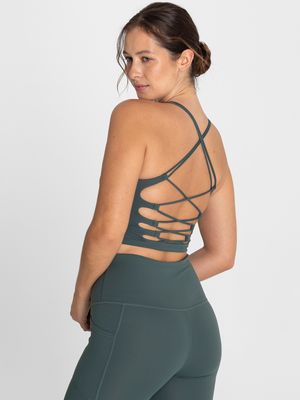 Bra Para Mujer  Crop Top Noa Verde Bsoul