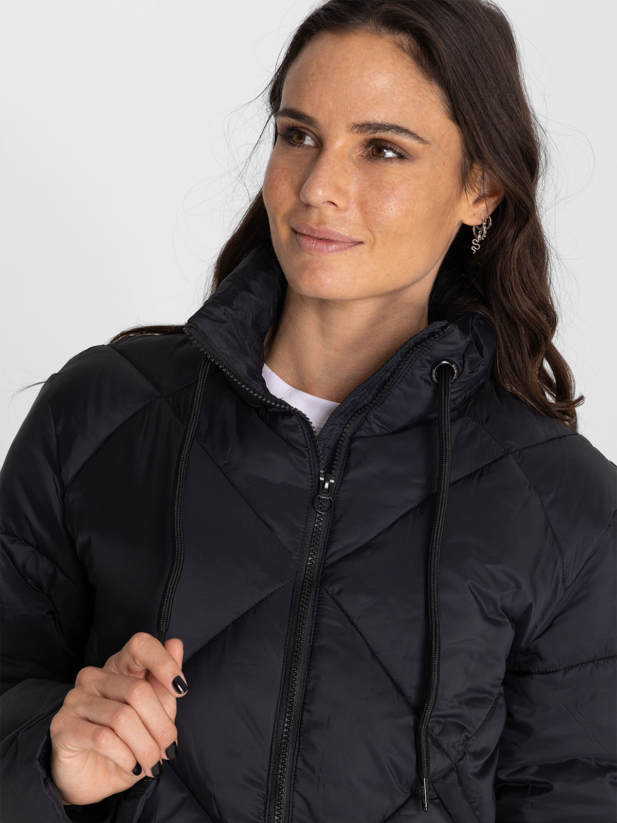 Casaca-Para-Mujer--Quilted-Negro-Bsoul