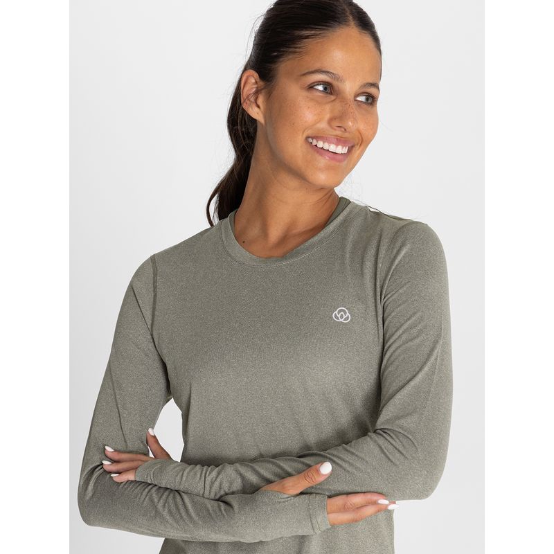 Polo-Manga-Larga-Para-Mujer--First-Layer-Verde-Bsoul