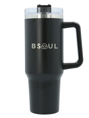 Botella Para Mujer  Tumbler 1200 ML Negro Bsoul