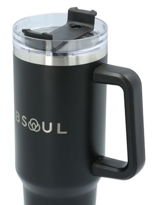 Botella Para Mujer  Tumbler 1200 ML Negro Bsoul