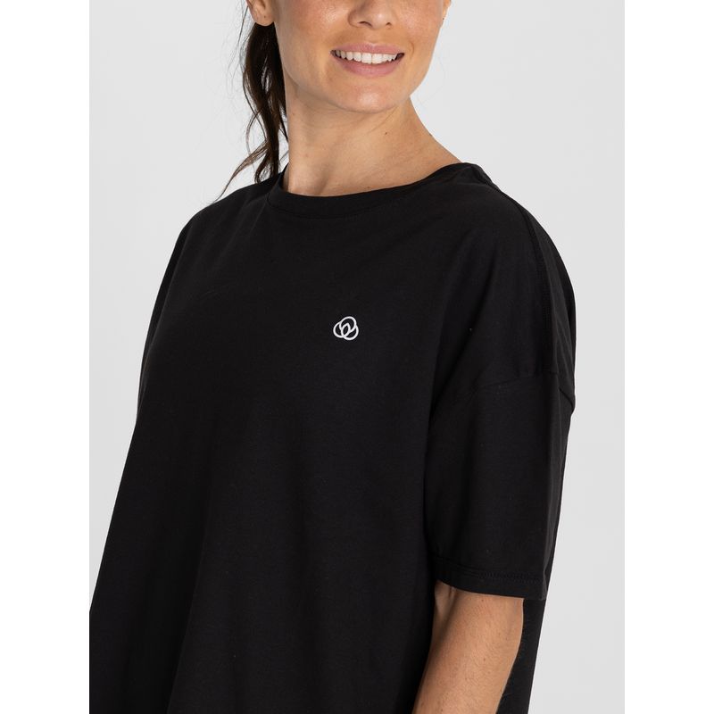 Polo-Manga-Corta-Para-Mujer-Oversize-Anto-Negro-Bsoul