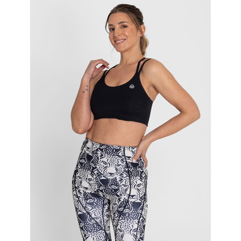 Bra-Para-Mujer-Deportivo-Lisa-Negro-Bsoul