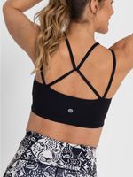 Bra-Para-Mujer-Deportivo-Lisa-Negro-Bsoul