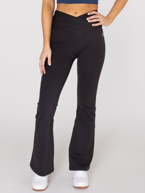 Legging Para Mujer Flared Negro Bsoul