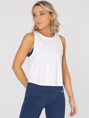 Polo Sin Mangas Para Mujer  Vest Zia Blanco Bsoul