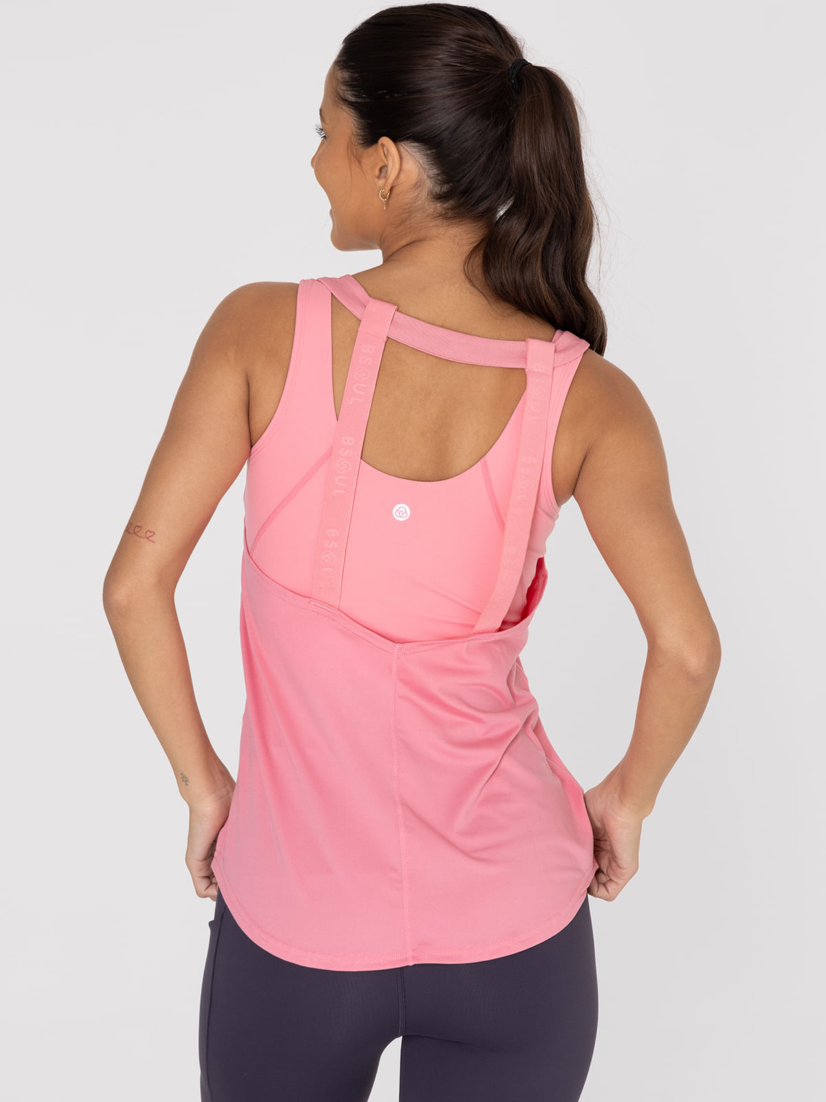 Polo-Sin-Mangas-Para-Mujer--Training-Tank-Rosado-Bsoul