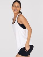 Polo-Sin-Mangas-Para-Mujer--Training-Tank-Blanco-Bsoul