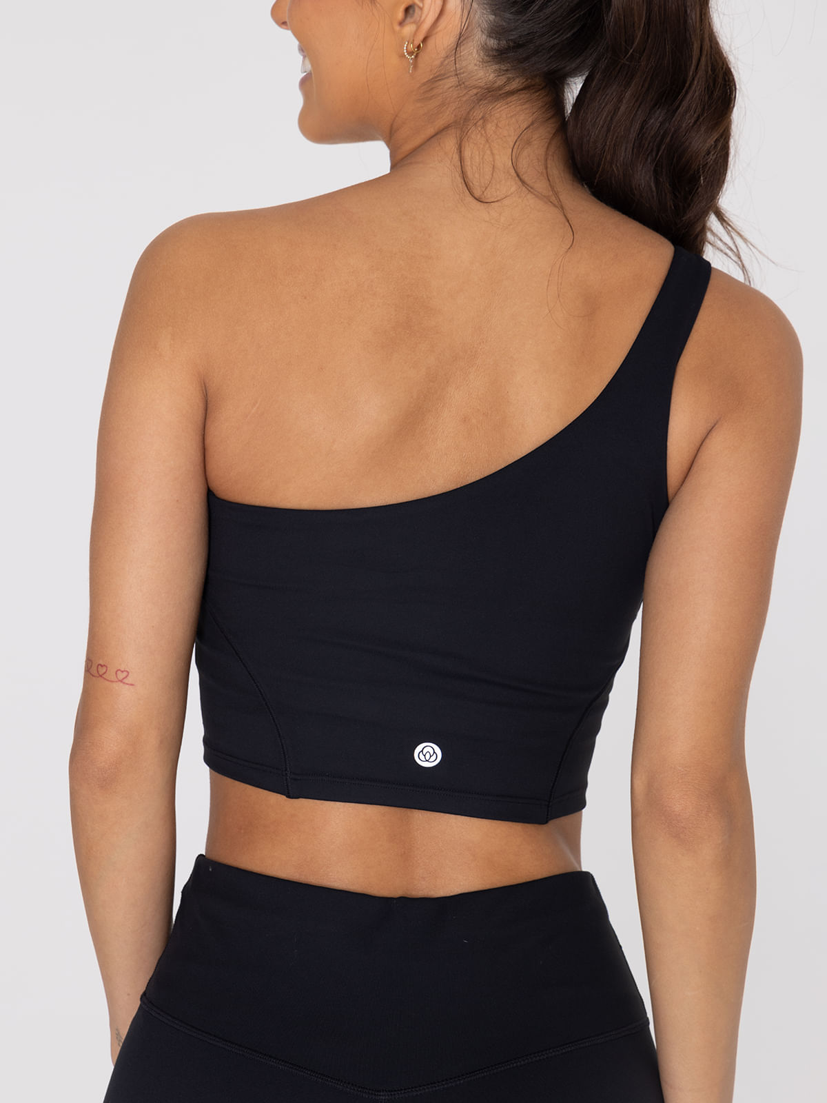 Bra-Para-Mujer-Deportivo-Asymmetric-Crop-Top-Negro-Bsoul