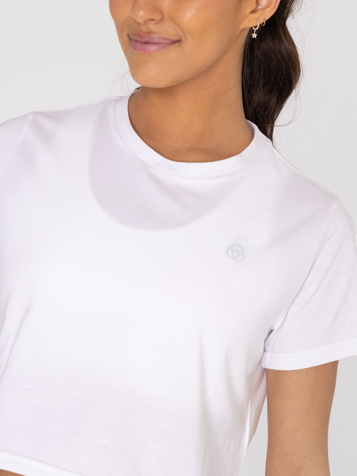 Polo-Manga-Corta-Para-Mujer--Basic-T-Shirt-Zia-Blanco-Bsoul