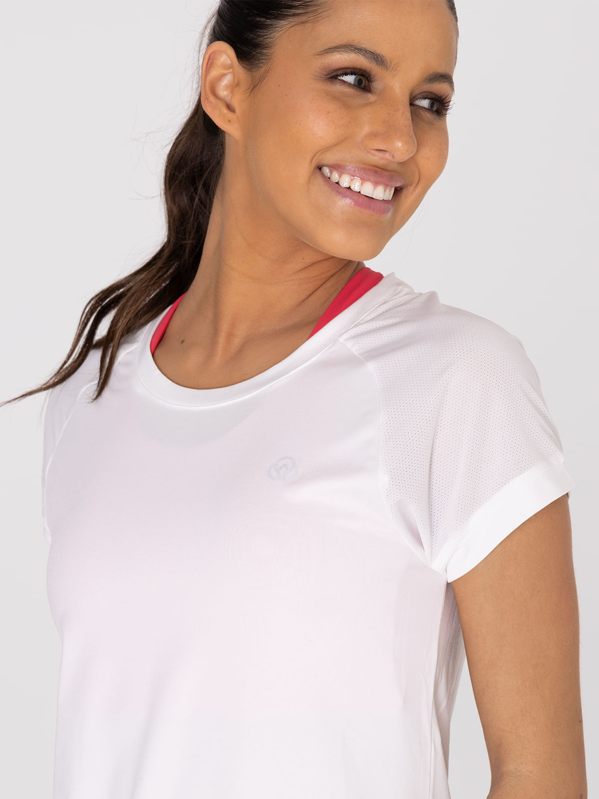 Polo-Manga-Corta-Para-Mujer--V-Neck-Blanco-Bsoul