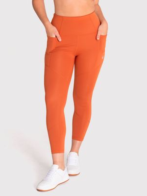 Legging Para Mujer Ankle Livia Naranja Bsoul