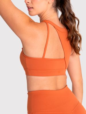 Bra Para Mujer Deportivo Juno Naranja Bsoul