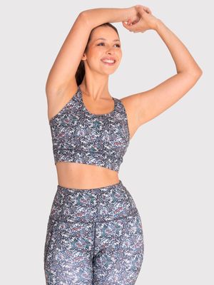 Bra Para Mujer Deportivo Crop Enia Print Bsoul