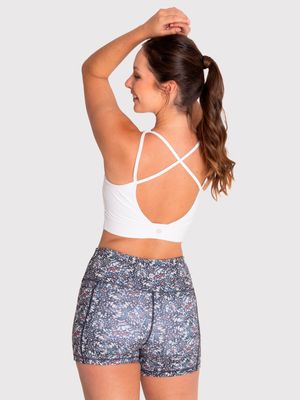Bra Para Mujer Deportivo Crop Enia Blanco Bsoul