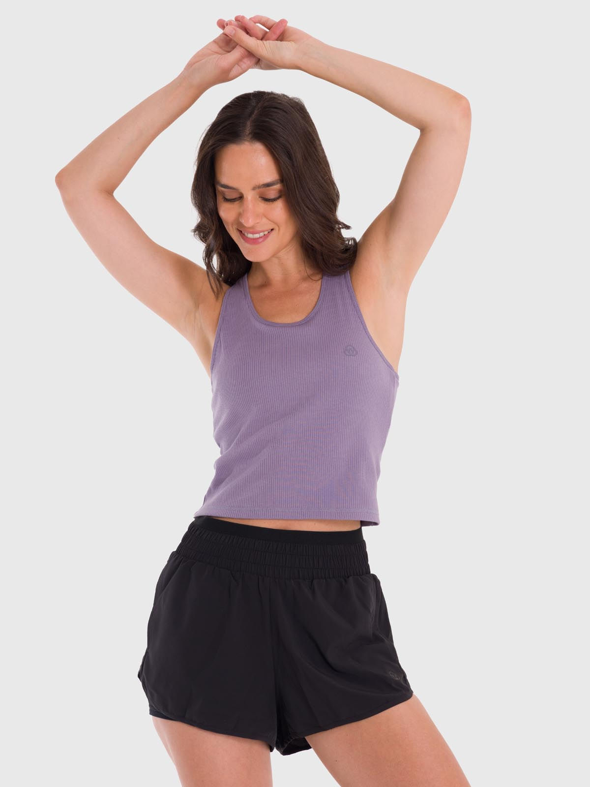 Polo-Sin-Mangas-Para-Mujer-Crop-Bra-Morado-Bsoul