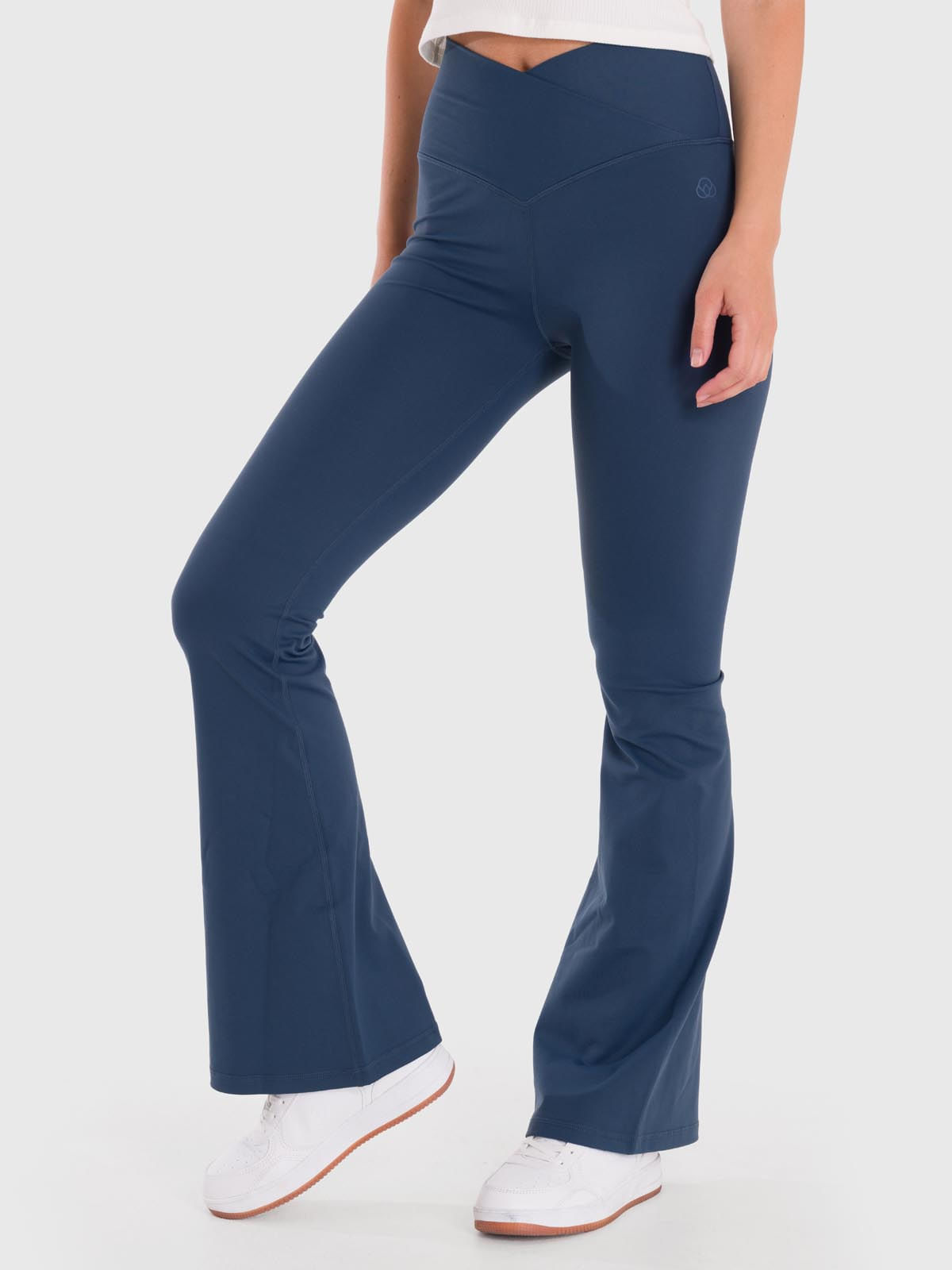 Legging-Para-Mujer-Flared-Azul-Bsoul