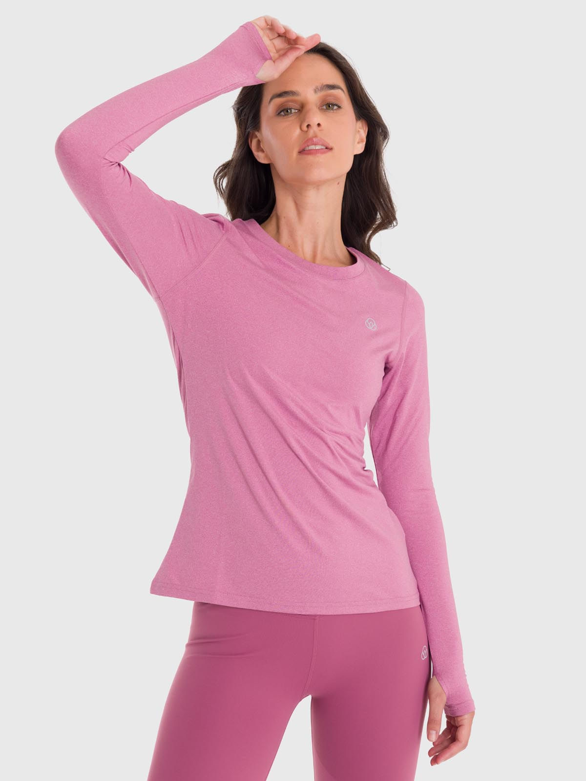 Polo-Manga-Larga-Para-Mujer-First-Layer-Rosado-Bsoul