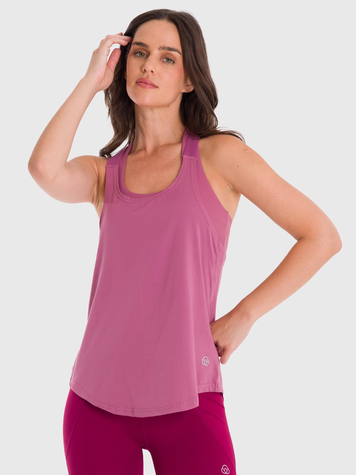 Polo-Sin-Mangas-Para-Mujer-Training-Tank-Rosado-Bsoul