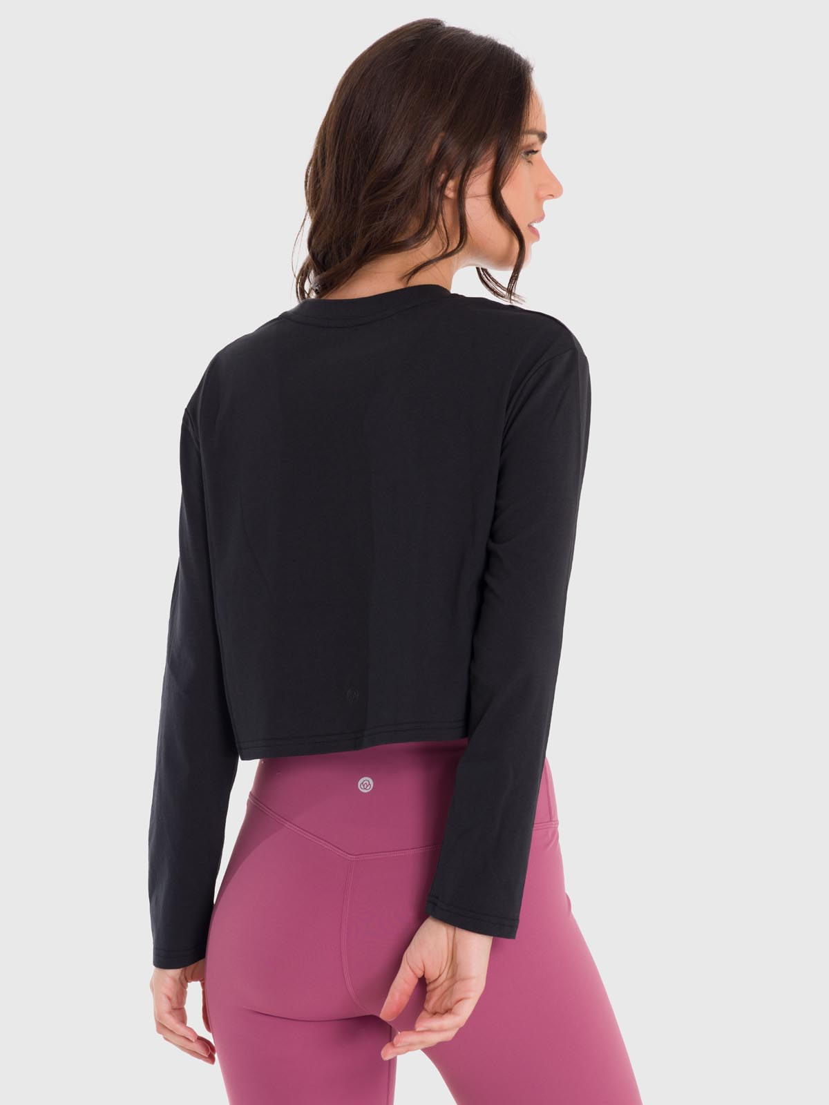 Polo-Manga-Larga-Para-Mujer-Cotton-Negro-Bsoul