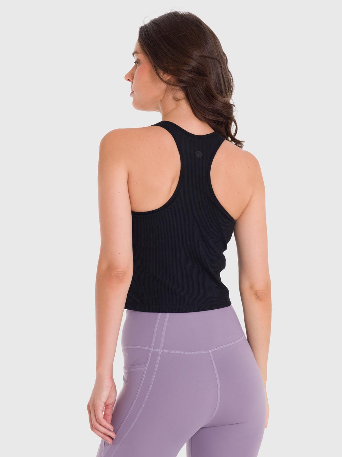 Polo-Sin-Mangas-Para-Mujer-Crop-Bra-Negro-Bsoul