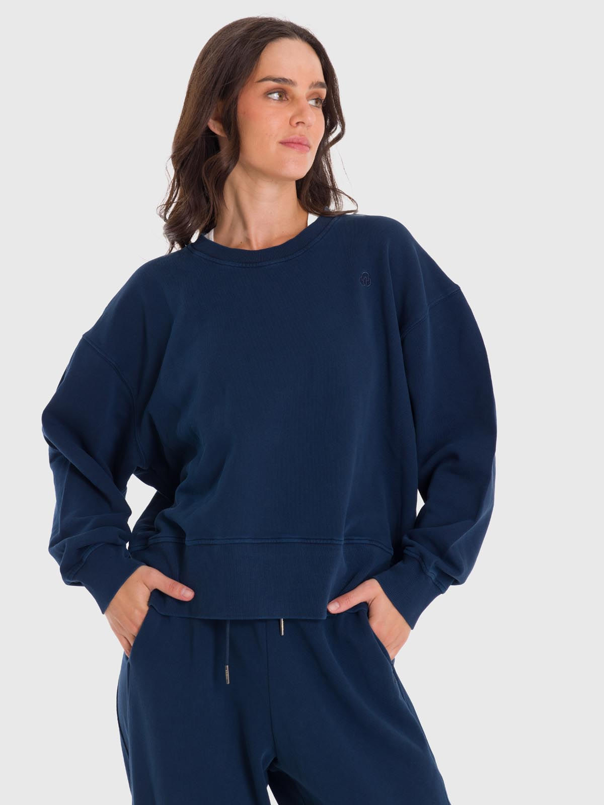 Polera-Para-Mujer-Crew-Neck-Creta-Azul-Bsoul