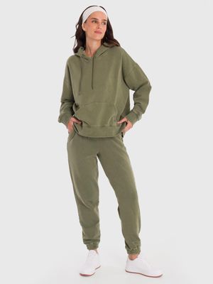 Hoodie Para Mujer Mich Verde Bsoul