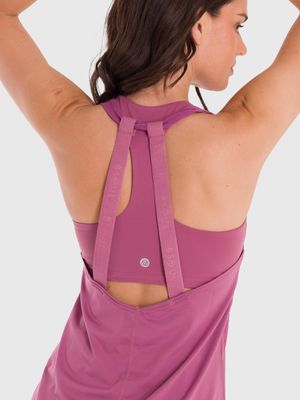 Polo Sin Mangas Para Mujer Training Tank Rosado Bsoul