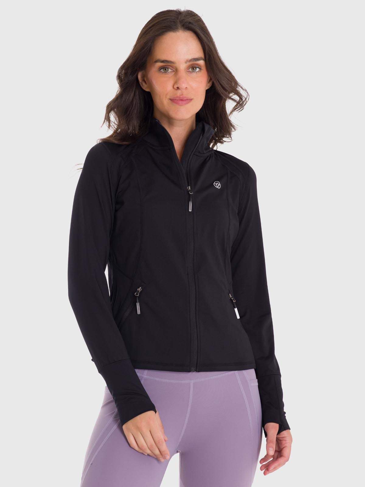 Polo-Manga-Larga-Para-Mujer-Second-Layer-Negro-Bsoul
