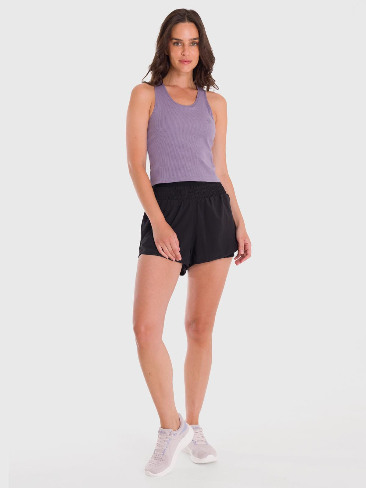 Polo-Sin-Mangas-Para-Mujer-Crop-Bra-Morado-Bsoul