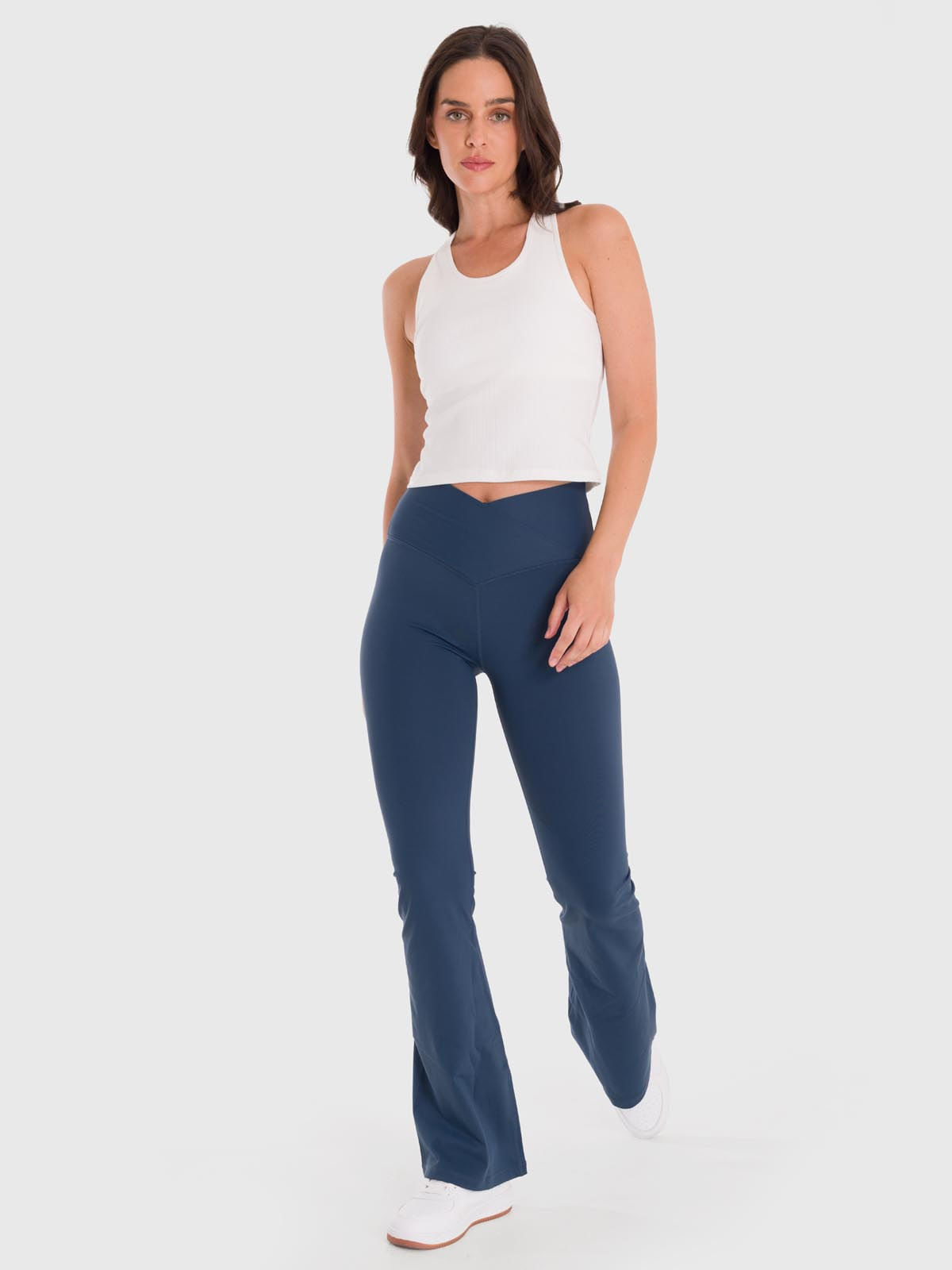 Legging-Para-Mujer-Flared-Azul-Bsoul
