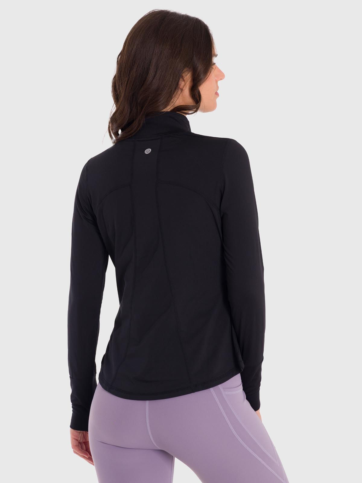 Polo-Manga-Larga-Para-Mujer-Second-Layer-Negro-Bsoul